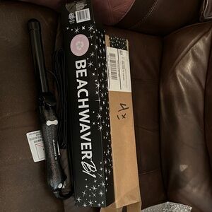 BeachwaverB1 Black Glitter  Rotating Curling Iron